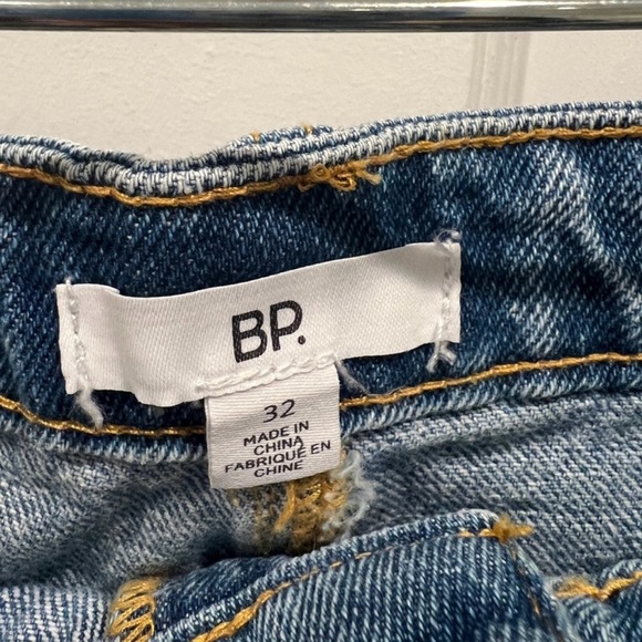 BP. Nordstrom Denim Miniskirt Classic Light Destroy Wash Women’s Size 32 - Picture 5 of 6